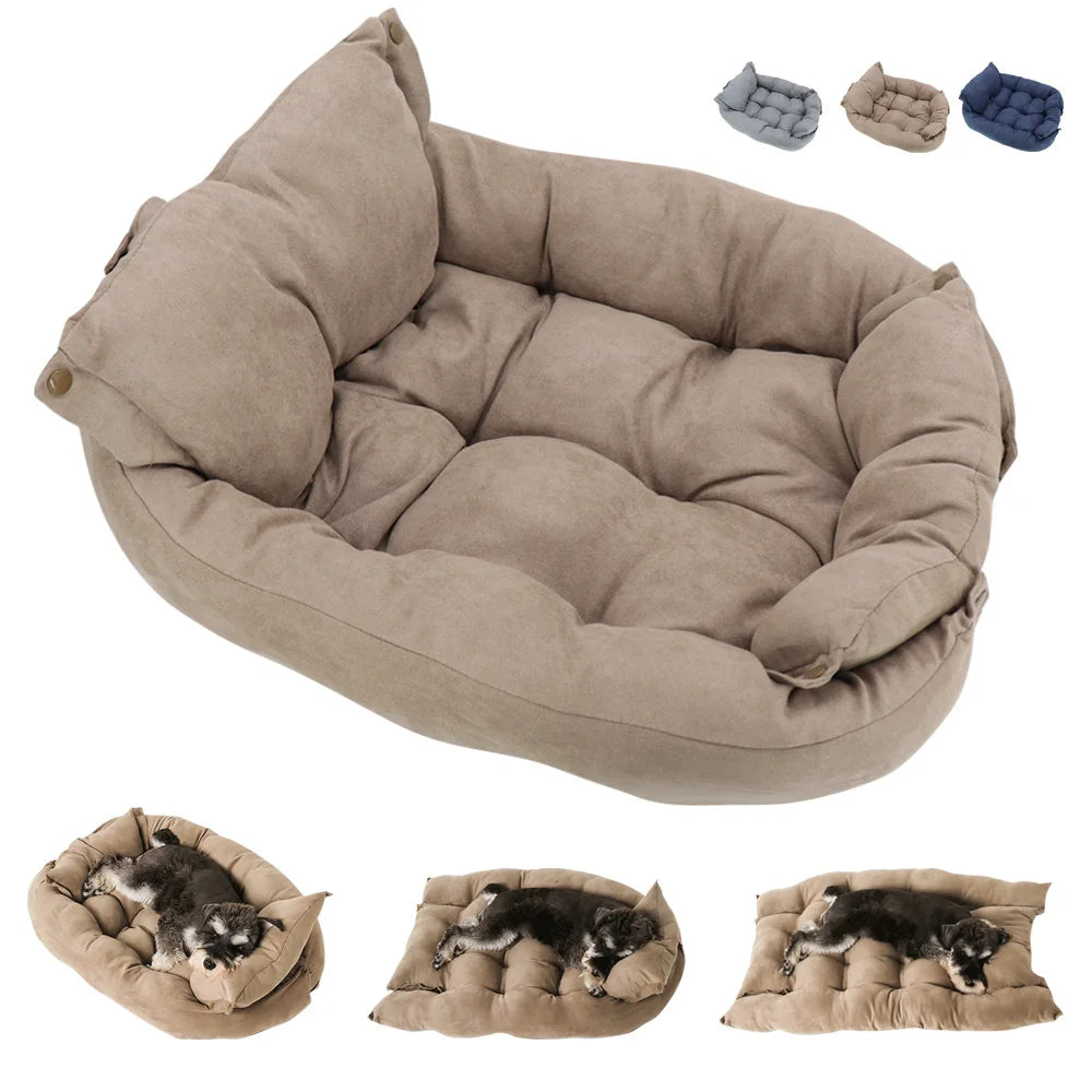 3-in-1 Cozy Pet Bed - Perfect for Cats & Dogs