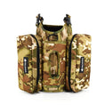 Load image into Gallery viewer, Adventure Dog Saddle Bag Backpack in camouflage, designed for outdoor dog exploration and carrying essentials.

