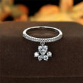 Load image into Gallery viewer, Charming Cat Paw & Dog Claw Zircon Ring for Women
