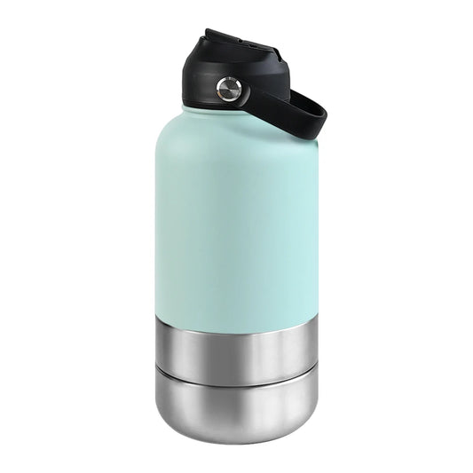 3-in-1 Stainless Steel Pet Travel Bottle