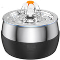 Load image into Gallery viewer, Stainless Steel Cat Fountain - 3L Automatic Pet Water Dispenser
