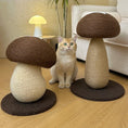 Load image into Gallery viewer, Irresistible Mushroom Cat Scratcher – Ultimate Feline Fun
