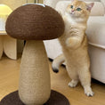 Load image into Gallery viewer, Irresistible Mushroom Cat Scratcher – Ultimate Feline Fun
