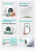 Load image into Gallery viewer, Smart Self-Cleaning Cat Litter Box with App Control
