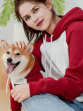 Load image into Gallery viewer, Pet Autumn Winter Letter Print Dog Sweatshirt With Hood Medium & Large Dog Clothes Owner Pet Parent-Child Wear Clothing
