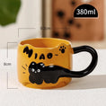Load image into Gallery viewer, Charming Vintage Cat Ceramic Mug - Perfect Gift!
