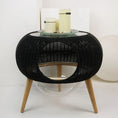 Load image into Gallery viewer, Universal Straw Cat Hanging Basket, Transparent Space Capsule, Flying Saucer, Rattan Cat Nest, Handwoven Pet Supplies, Four Seas
