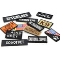 Load image into Gallery viewer, Assorted K9 Tactical Patches for Dog Vest, Harness Collar - Service Dog, Emotional Support, and Personalized Designs - Littlepawgive

