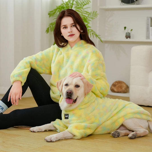 Pastel Tie-Dye Matching Pet & Owner Hoodie Set