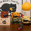 Load image into Gallery viewer, Charming Vintage Cat Ceramic Mug - Perfect Gift!
