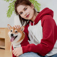 Load image into Gallery viewer, Pet Autumn Winter Letter Print Dog Sweatshirt With Hood Medium & Large Dog Clothes Owner Pet Parent-Child Wear Clothing
