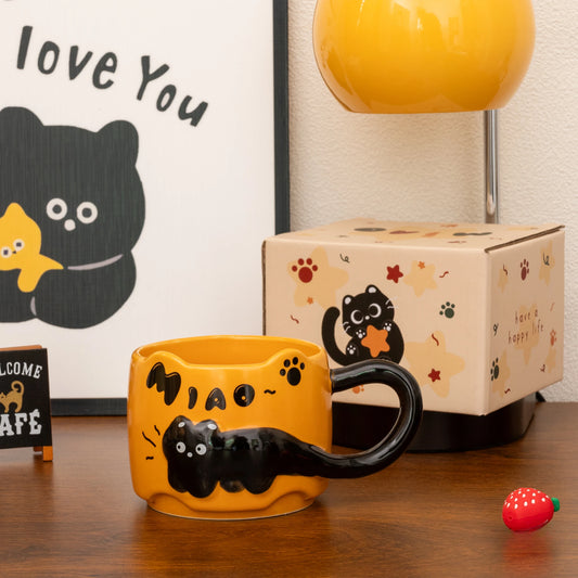 Cat Ceramic Mug - Perfect Gift!