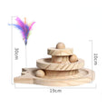 Load image into Gallery viewer, Wooden Cat Toy Tower - Engage & Entertain

