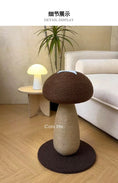 Load image into Gallery viewer, Irresistible Mushroom Cat Scratcher – Ultimate Feline Fun
