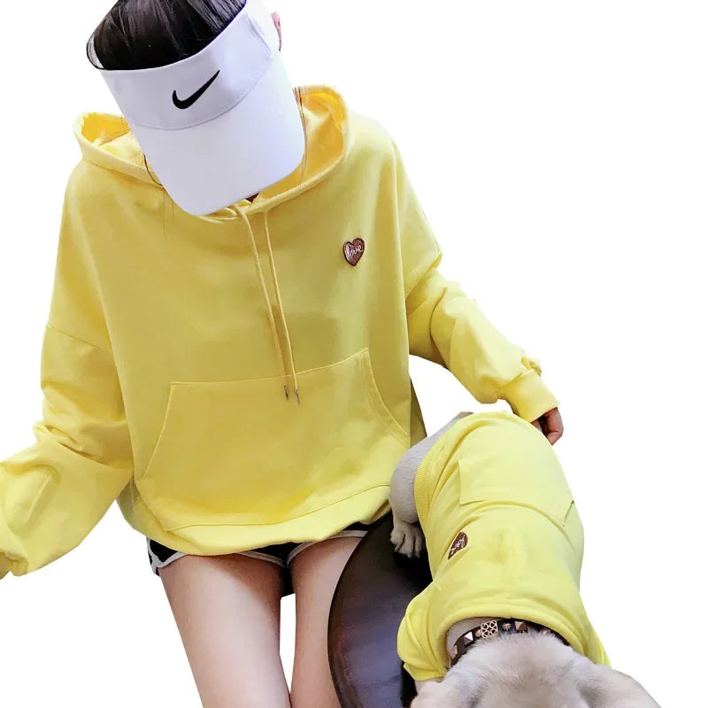 Pet & Owner Matching Hoodies - Pure Cotton Comfort