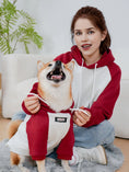 Load image into Gallery viewer, Pet Autumn Winter Letter Print Dog Sweatshirt With Hood Medium & Large Dog Clothes Owner Pet Parent-Child Wear Clothing
