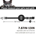 Load image into Gallery viewer, Charming Pet Collar with AirTag Holder & Moon Ornament
