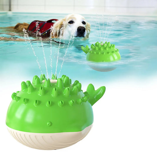 Interactive Floating Water Spray Dog Toy