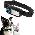 Load image into Gallery viewer, Pet Tracker Collar with Camera on black collar -Littlepawgive
