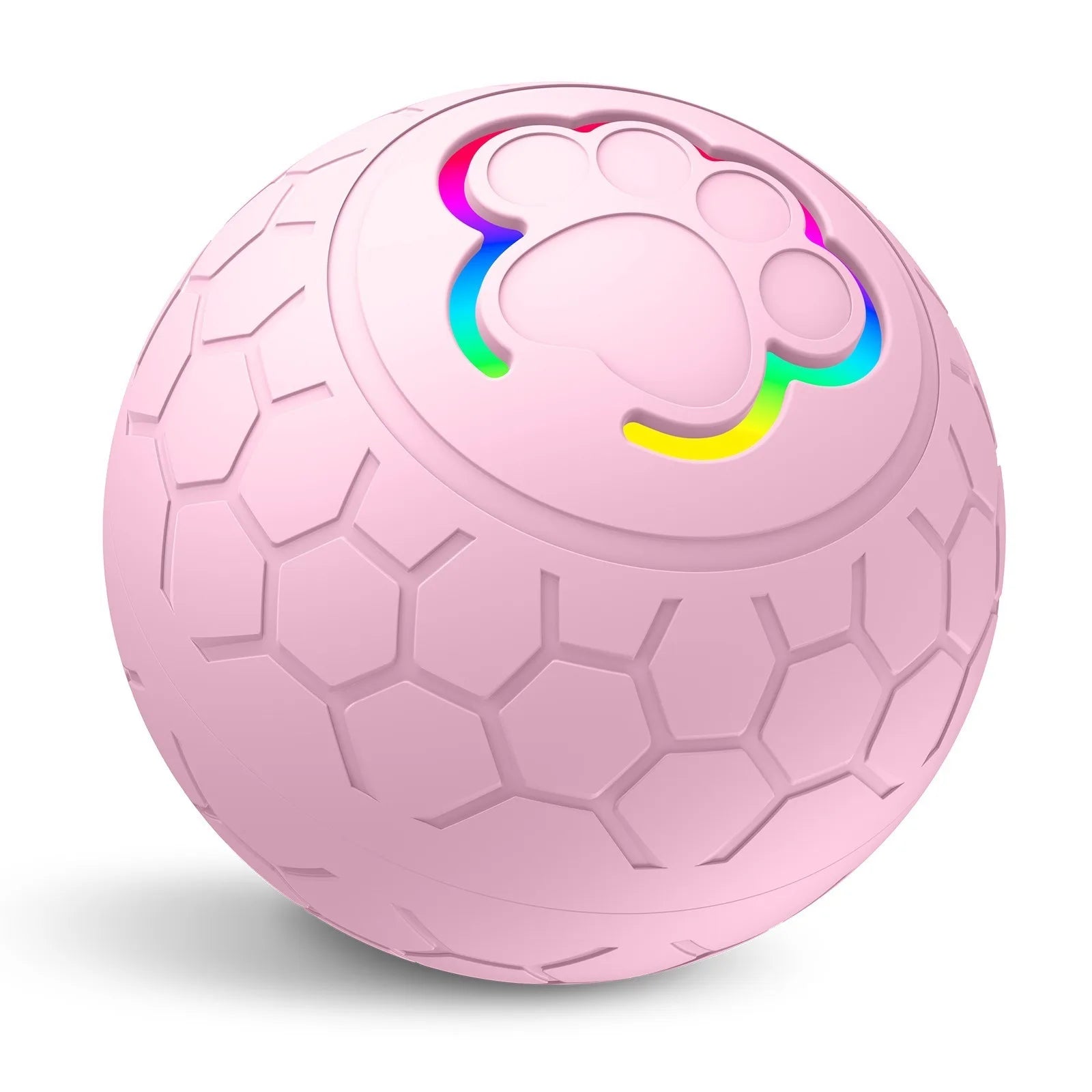 Interactive Pet Toy Ball with LED Lights & Auto Bounce