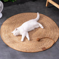 Load image into Gallery viewer, Cat Scratcher Rattan Mat - Furniture Protector
