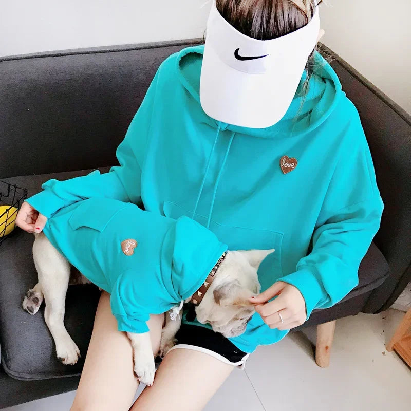 Pet & Owner Matching Hoodies - Pure Cotton Comfort