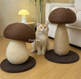 Load image into Gallery viewer, Irresistible Mushroom Cat Scratcher – Ultimate Feline Fun
