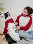 Load image into Gallery viewer, Pet Autumn Winter Letter Print Dog Sweatshirt With Hood Medium & Large Dog Clothes Owner Pet Parent-Child Wear Clothing
