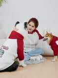 Load image into Gallery viewer, Pet Autumn Winter Letter Print Dog Sweatshirt With Hood Medium & Large Dog Clothes Owner Pet Parent-Child Wear Clothing
