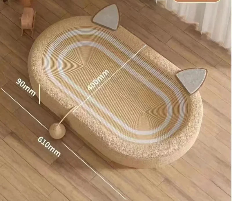 Premium Sisal Cat Scratcher & Cozy Bed