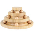 Load image into Gallery viewer, Bamboo Cat Play Tower with Rotating Balls
