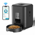Load image into Gallery viewer, Smart pet feeder with smartphone app, automated feeding system for cats and dogs, convenient and efficient pet care solution.
